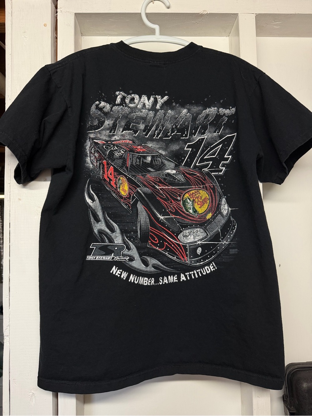 Tony Stewart Racing Shirt Vintage Anvil Tag Size Large Great Condition